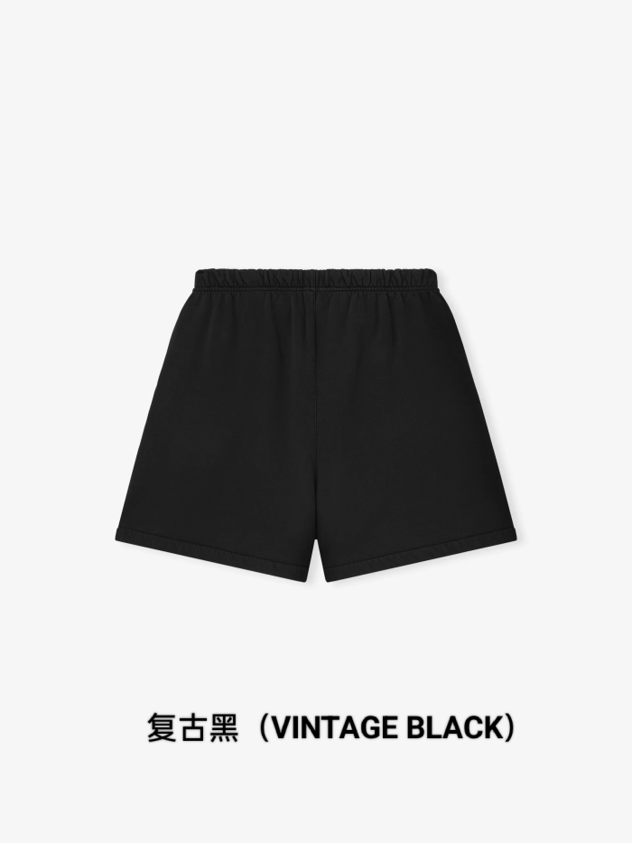 Fear Of God (Essentials) [Big & Tall for weights up to 220 lbs]1:1 quality version Streetwear Script Letter Print Tee &  Shorts Set 2 colors 29368214