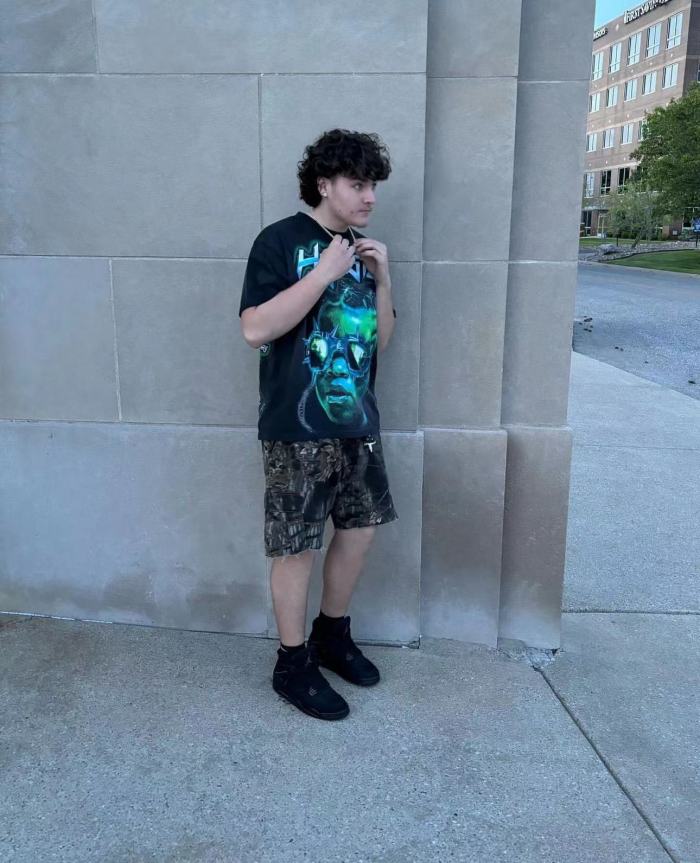 [50% Off]Hellstar Studio [Big & Tall for weights up to 260 lbs]1:1 quality version Green Intergalactic Man Tee 25885194