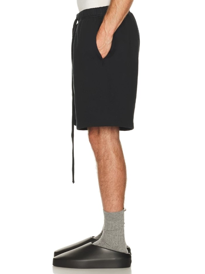 Fear Of God (Essentials) [Big & Tall for weights up to 220 lbs]1:1 quality version Streetwear Script Letter Print Tee &  Shorts Set 2 colors 29368214