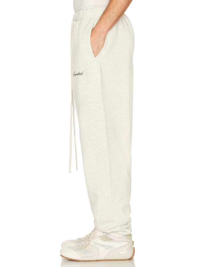 Fear Of God (Essentials) [Big & Tall for weights up to 220 lbs]1:1 quality version 3D Foamed Signature Letter Print Fleece Lined Pullover Hoodie & Sweatpants Set 2 colors 29407791