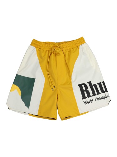 [50% Off]Rhude Sunset Monogrammed Colour Block Sports Shorts 4 colors 26031931