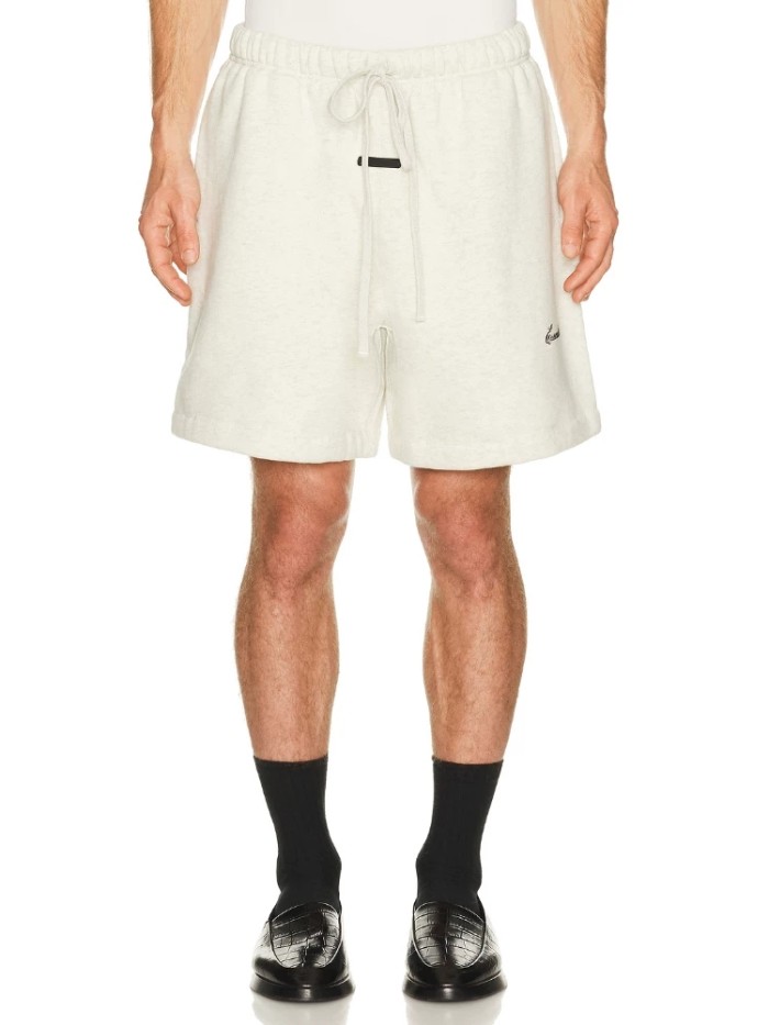 Fear Of God (Essentials) [Big & Tall for weights up to 220 lbs]1:1 quality version Streetwear Script Letter Print Tee &  Shorts Set 2 colors 29368214
