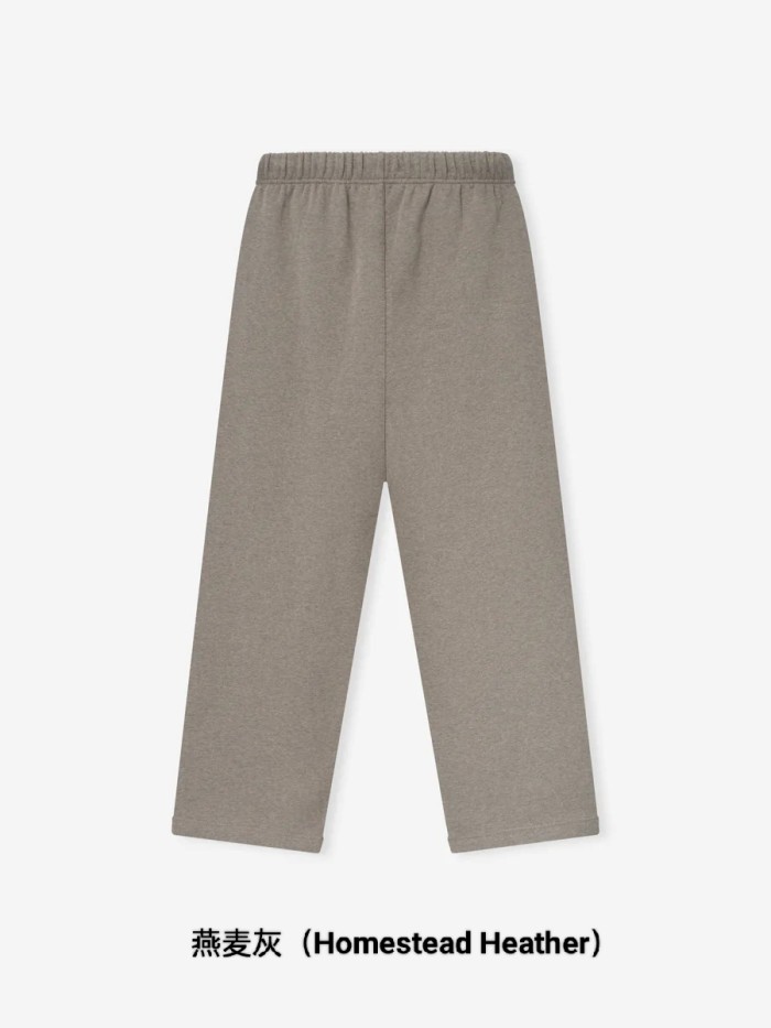 Fear Of God (Essentials) [Big & Tall for weights up to 220 lbs]1:1 quality version Side Letter Print Fleece‑Lined Casual Sports Straight‑Leg Pants 4 colors 29407881
