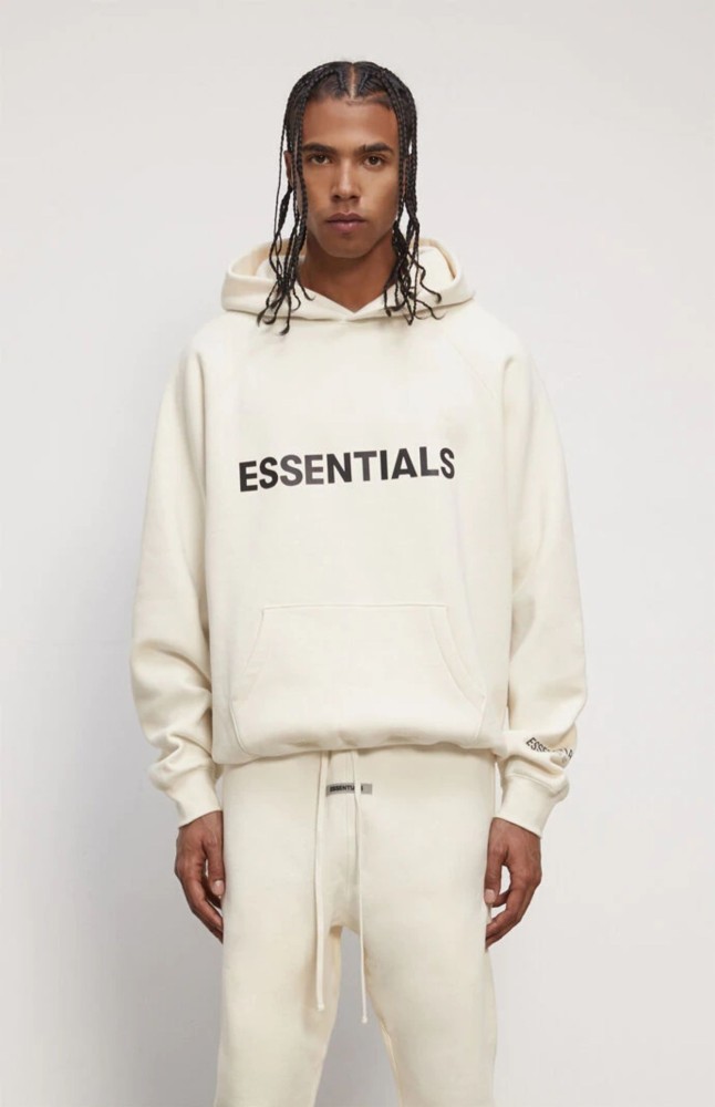 Fear Of God (Essentials) 1:1 quality version 3D Silicone Letter Cuff 3M Pullover Hoodie 7 colors 29409448