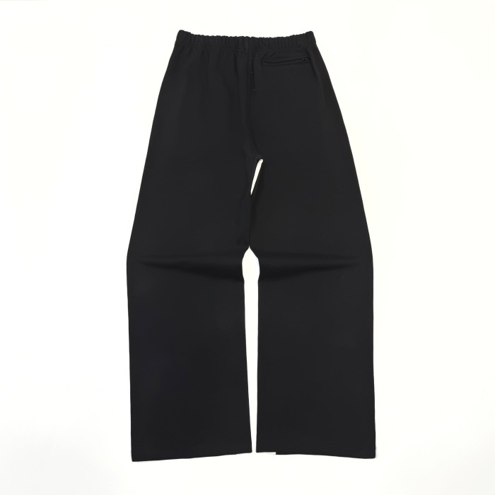 [Big & Tall for weights up to 260 lbs] 1:1 quality version Side White Stripe Letter Zip Drawstring Loose Casual Straight‑Leg Pants 29409159