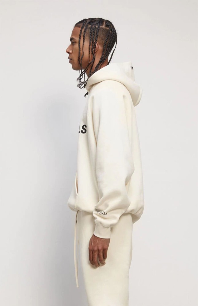 Fear Of God (Essentials) 1:1 quality version 3D Silicone Letter Cuff 3M Pullover Hoodie 7 colors 29409448