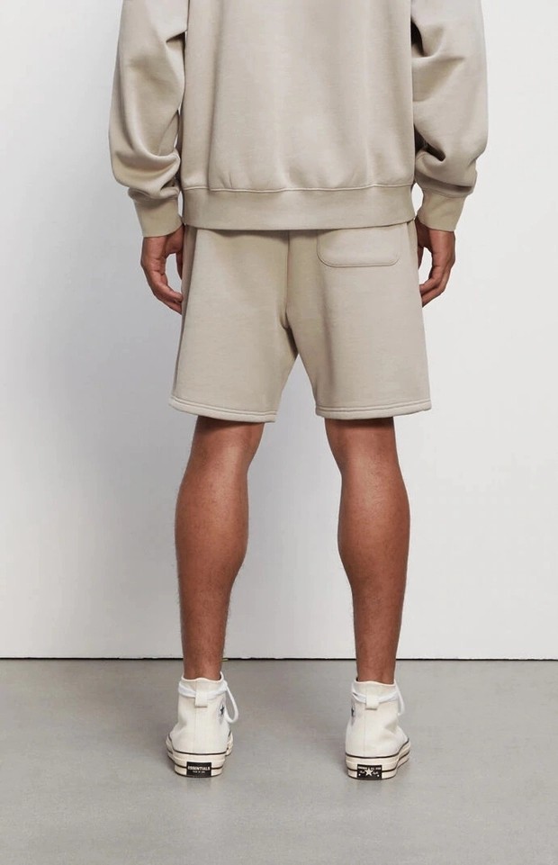 Fear Of God (Essentials) 1:1 quality version Reflective Letter Print Terry Lined Drawstring Loose Shorts 7 colors 29409386