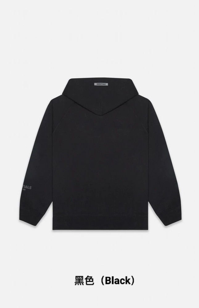 Fear Of God (Essentials) 1:1 quality version 3D Silicone Letter Cuff 3M Pullover Hoodie 7 colors 29409448