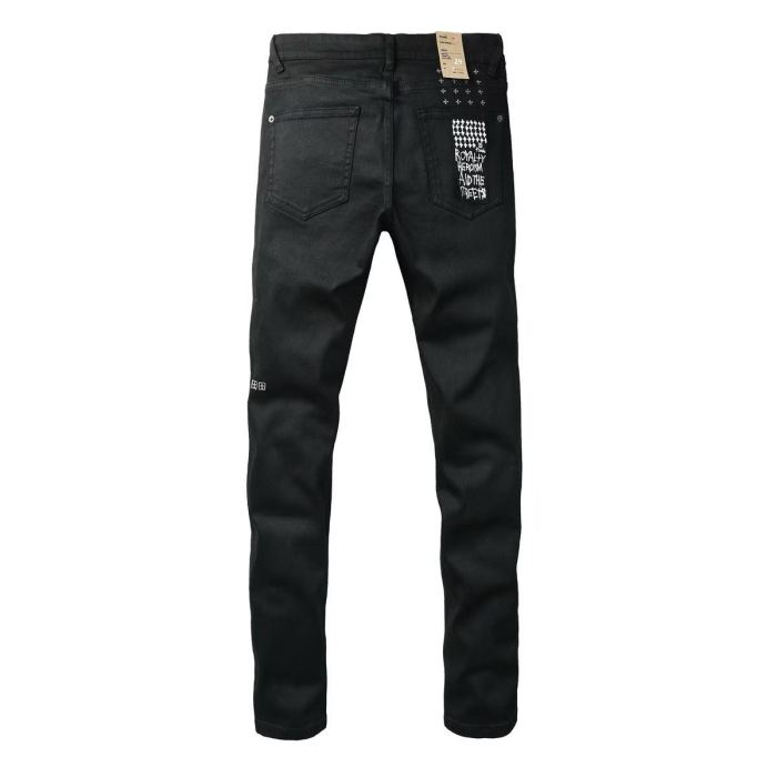 Ksubi 1:1 quality version Pocket Graffiti Letter Print Cross Rivet Side Small Embroidery Slim Straight Fit Jeans 29409519