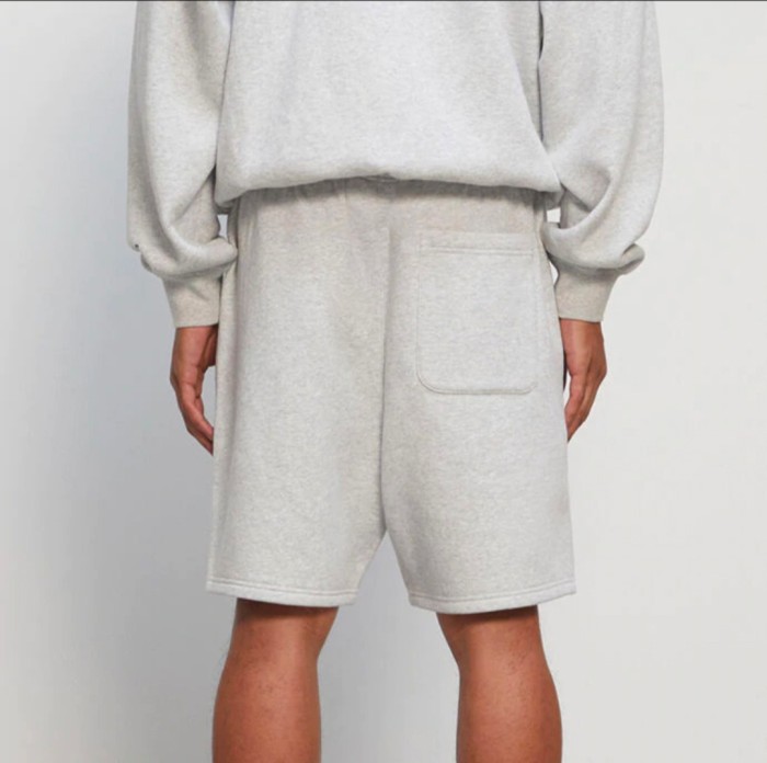Fear Of God (Essentials) 1:1 quality version Reflective Letter Print Terry Lined Drawstring Loose Shorts 7 colors 29409386