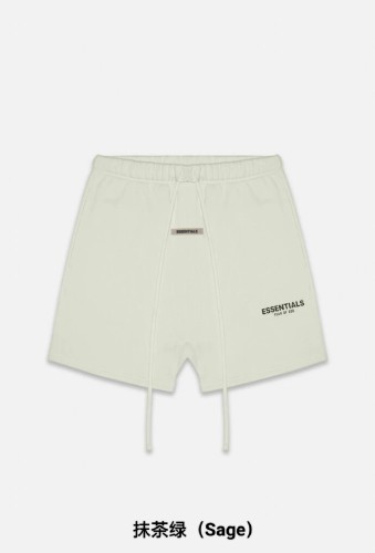Fear Of God (Essentials) 1:1 quality version Reflective Letter Print Terry Lined Drawstring Loose Shorts 7 colors 29409386
