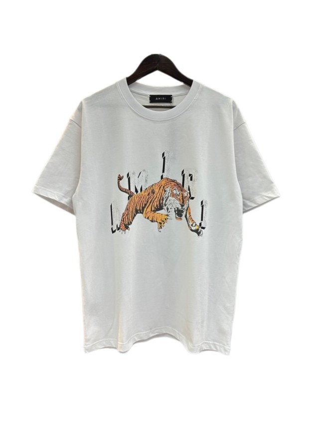 [50% Off]Arched Letter Tiger PrintTee 2 colors 26321425