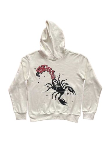 Sp5der Scorpion Foam Letter Print Hoodie 26051807