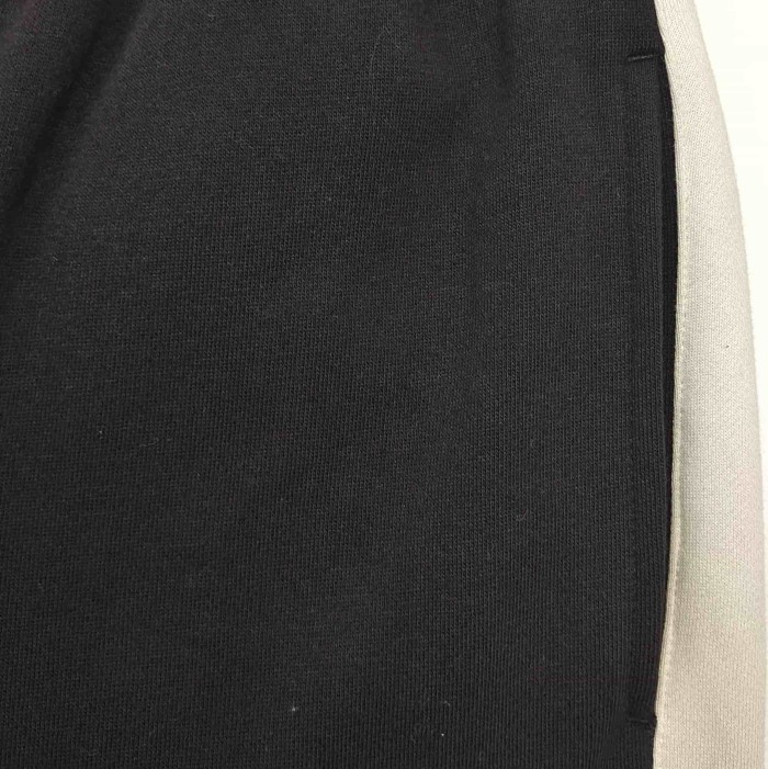 [Big & Tall for weights up to 260 lbs] 1:1 quality version Side White Stripe Letter Zip Drawstring Loose Casual Straight‑Leg Pants 29409159