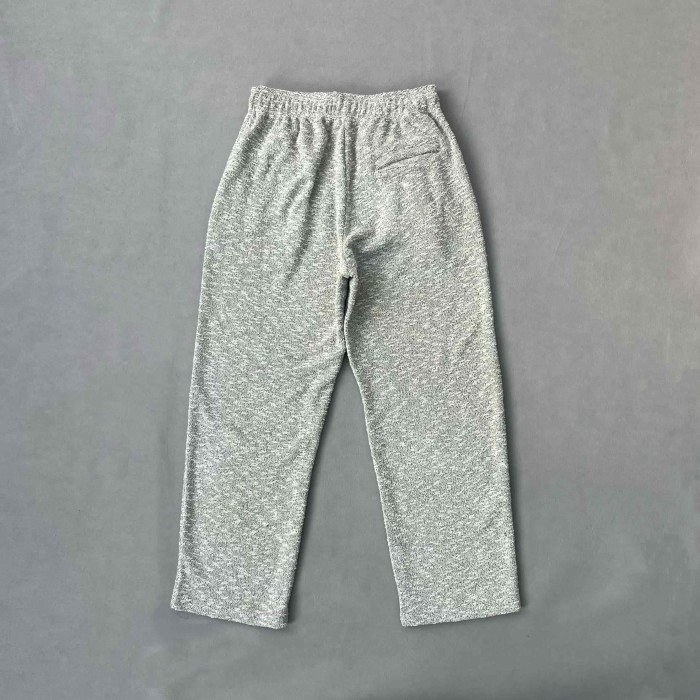 Eric Emanuel 1:1 quality version EE Letter Embroidery Terry Knit Drawstring Straight Raw Edge Pants 3 colors 29426455