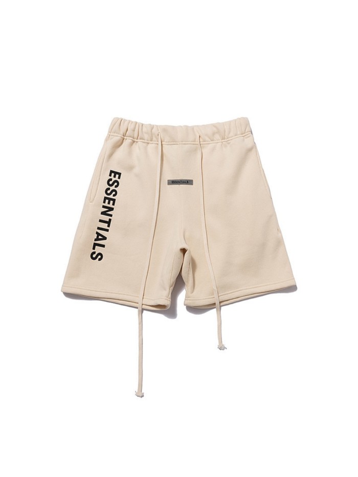[50% Off]Fear Of God (Essentials) 1:1 quality version Stereoscopic silicone cotton drawstring shorts 5 colors 26631084