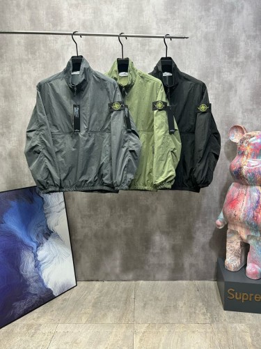 [50% Off]Stone Island Half-zip cargo jacket 3 colors 26634192
