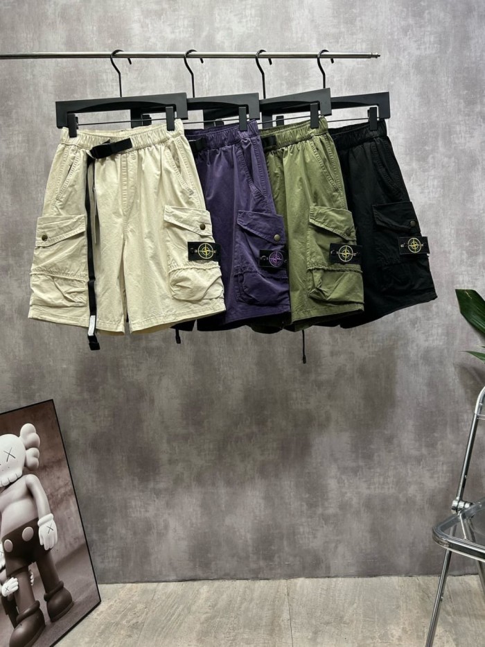 [50% Off]Stone Island Big Pocket Badge Cubic Work Shorts 4 colors 26621322