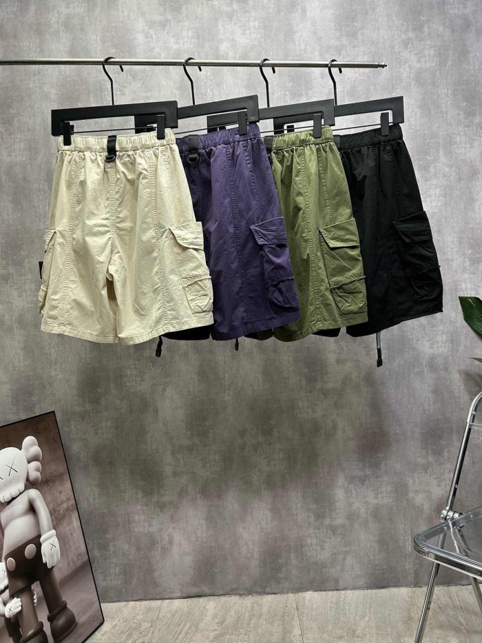 [50% Off]Stone Island Big Pocket Badge Cubic Work Shorts 4 colors 26621322