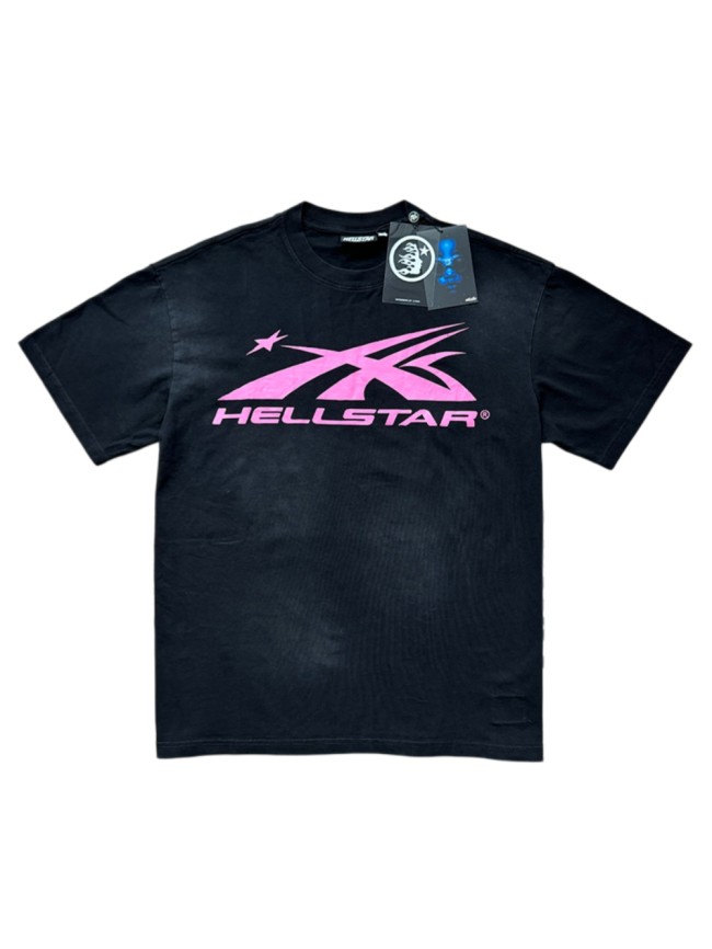 [50% Off]Light Purple Logo Washed Version Tee 26650118