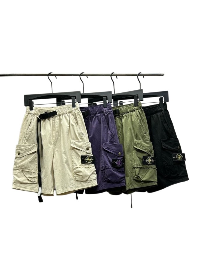 [50% Off]Stone Island Big Pocket Badge Cubic Work Shorts 4 colors 26621322