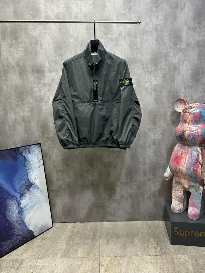 [50% Off]Stone Island Half-zip cargo jacket 3 colors 26634192
