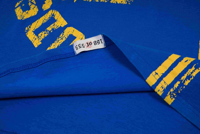 Godspeed Racing Number 13 Arc Letter Stripe Badge Print Spray Dyed Distressed T-Shirt 3 colors 29443252