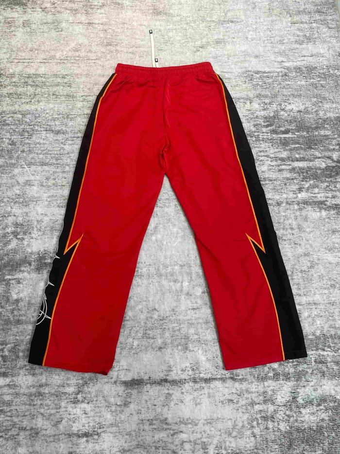 Godspeed Double Side Color Block Strip Lightning Embroidery Zipper Coated Jacket & Pants Set 7 colors 29443305