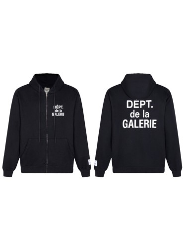 [50% Off]Basic French Letter Print Zipper hoodie 3 colors 26798277