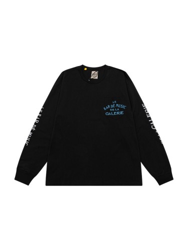 [50% Off]Pocket Blue French Letter Long Sleeve T-Shirt 2 colors 26711526