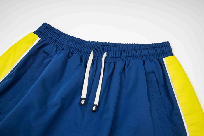 Godspeed Double Side Color Block Strip Lightning Embroidery Zipper Coated Jacket & Pants Set 7 colors 29443305