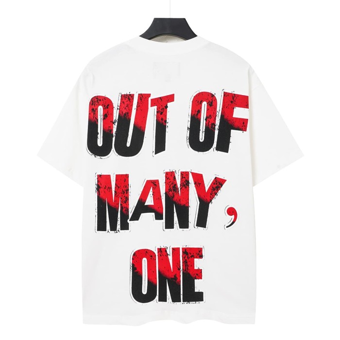 Godspeed Red Black Gothic Font Skull Figure Print Washed Oversized T-Shirt 29443152
