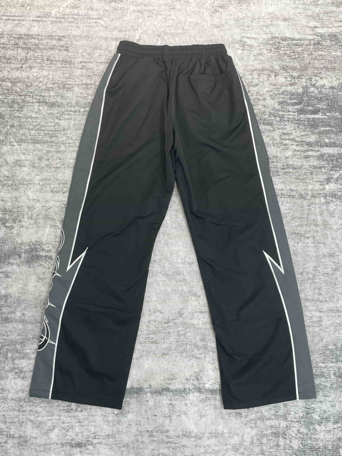 Godspeed Double Side Color Block Strip Lightning Embroidery Zipper Coated Jacket & Pants Set 7 colors 29443305