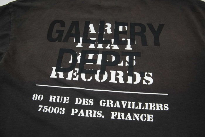 GaIIery Dept. Faded Tie Dye Front Chest Target Logo Back City Address Print Tee 2 colors 29455584