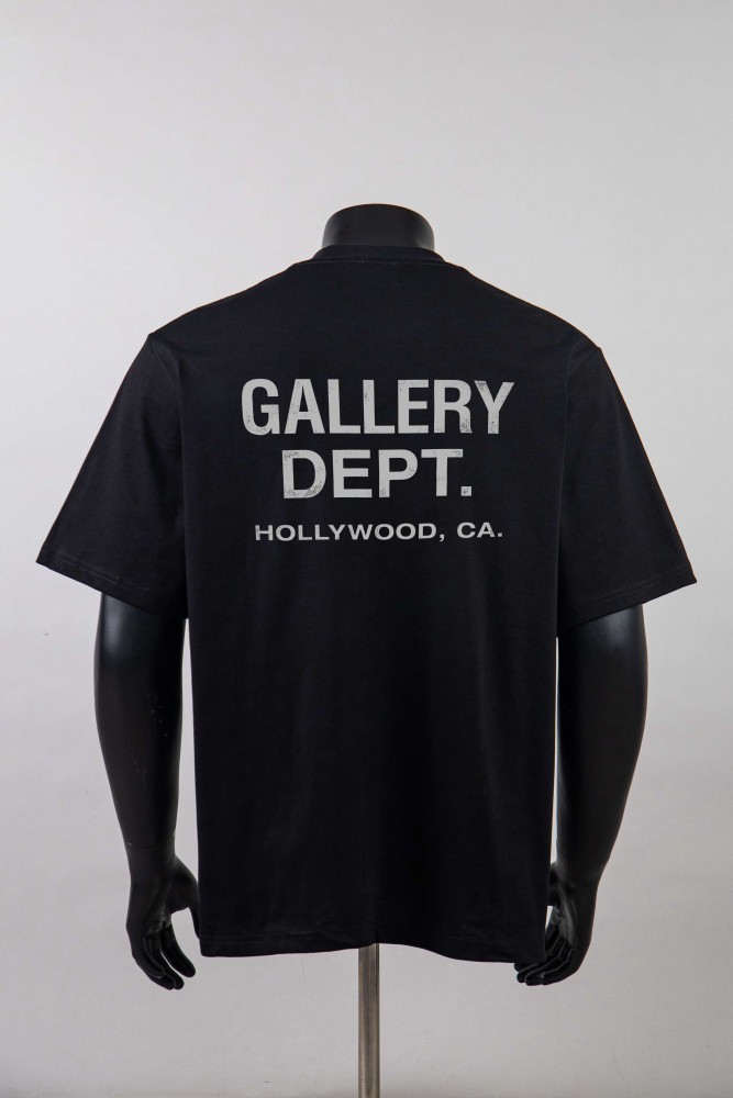 GaIIery Dept. Chest Small Logo Or Plain Back Distressed Hollywood Address Letter Print Tee 5 colors 29455576