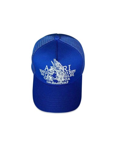 [50% Off]Amiri Pegasus Slogan Embroidered Mesh Duck Cap 4 colors 26815192