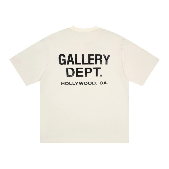 GaIIery Dept. Chest Small Logo Or Plain Back Distressed Hollywood Address Letter Print Tee 5 colors 29455576