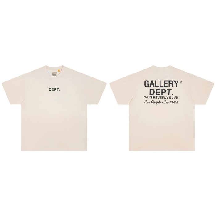 GaIIery Dept. Chest Letter Back Los Angeles Store Address Print Vintage Minimal Tee 3 colors 29455539