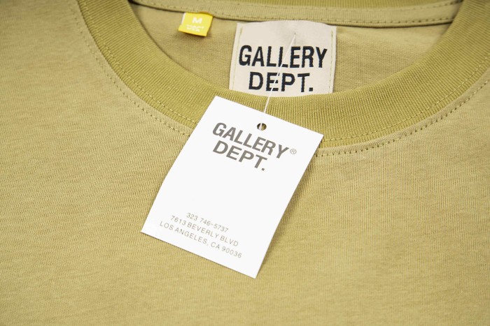 GaIIery Dept. Chest Small Logo Or Plain Back Distressed Hollywood Address Letter Print Tee 5 colors 29455576