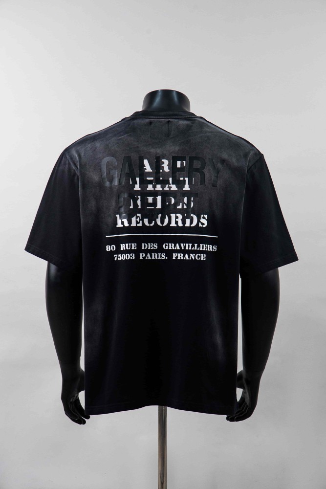 GaIIery Dept. Faded Tie Dye Front Chest Target Logo Back City Address Print Tee 2 colors 29455584