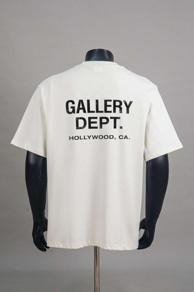 GaIIery Dept. Chest Small Logo Or Plain Back Distressed Hollywood Address Letter Print Tee 5 colors 29455576