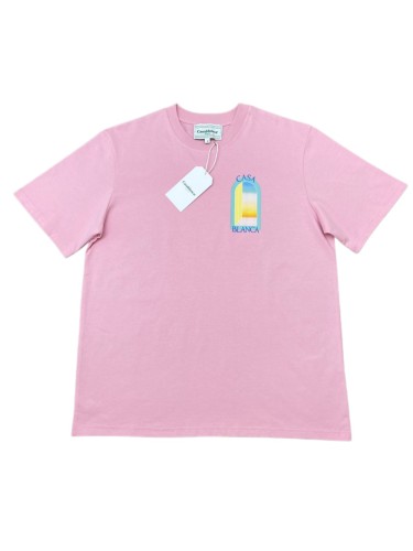 [50% Off]Casablanca 1:1 quality version Back Colorful Arch Printed tee 2 colors 26848332