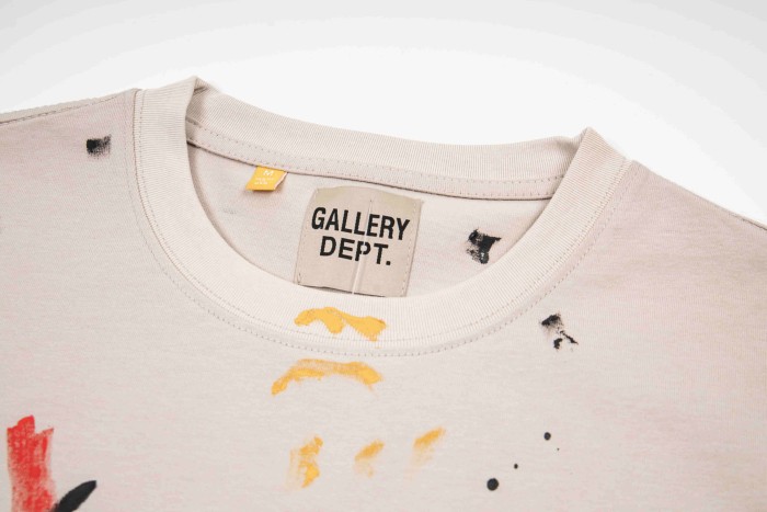 GaIIery Dept. All Over Color Paint Splash Brush Stroke Print Woven Label Decor Tee 29455558