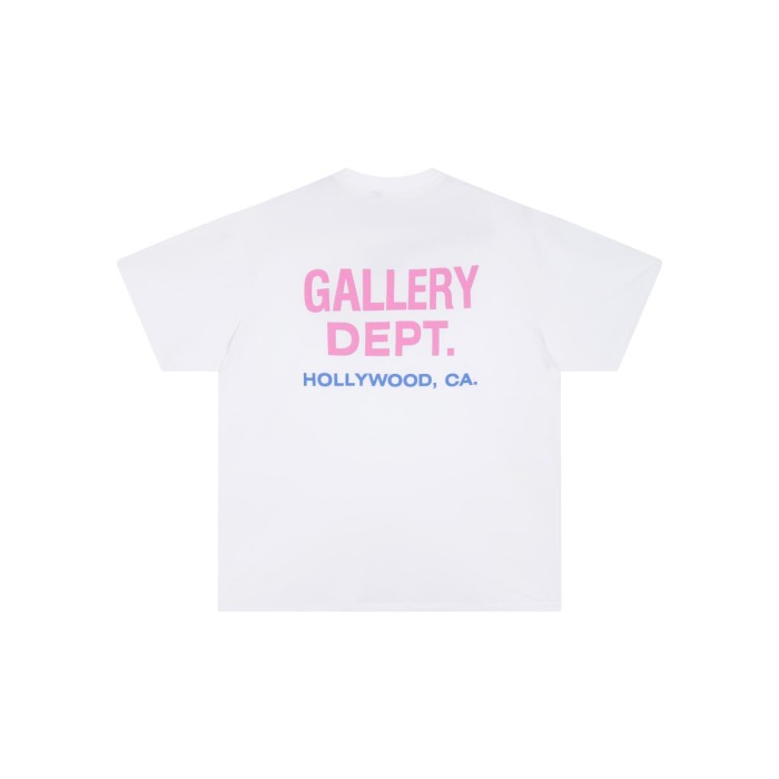 GaIIery Dept. Chest Small Logo Back Hollywood Address Color Contrast Print Minimal Tee 2 colors 29455541