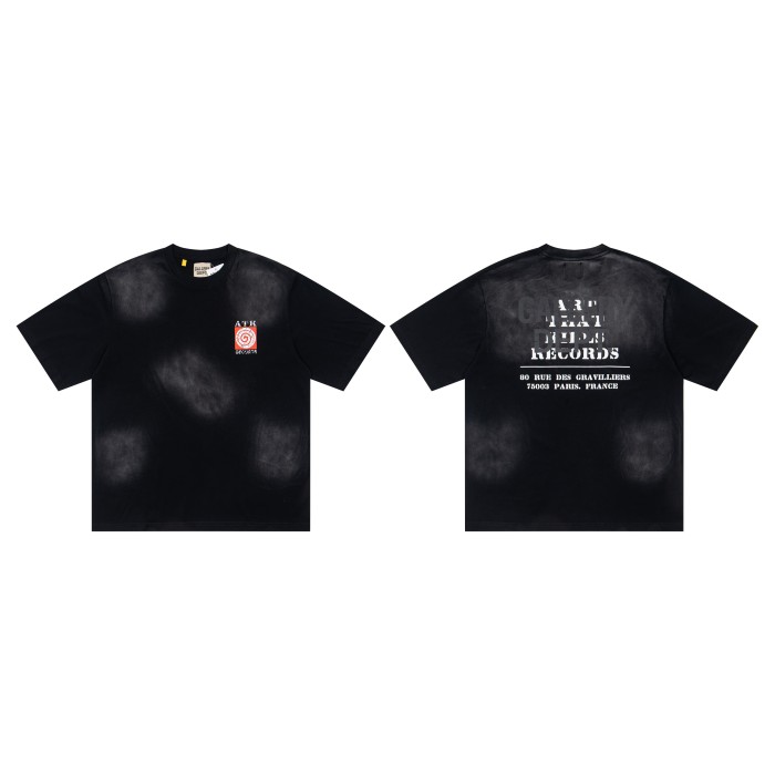 GaIIery Dept. Faded Tie Dye Front Chest Target Logo Back City Address Print Tee 2 colors 29455584