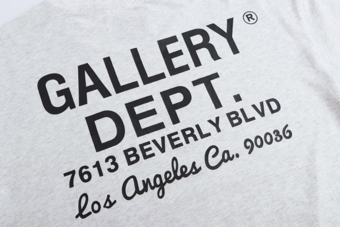 GaIIery Dept. Chest Letter Back Los Angeles Store Address Print Vintage Minimal Tee 3 colors 29455539