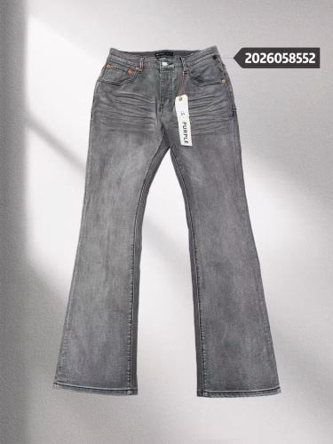 Purple Brand 1:1 quality version Smoky Gray Vintage Washed Plain Basic Slim Flare Denim Jeans 29456815