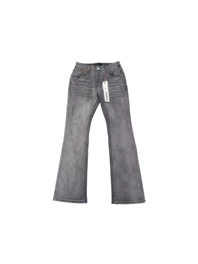 Purple Brand 1:1 quality version Smoky Gray Vintage Washed Plain Basic Slim Flare Denim Jeans 29456815