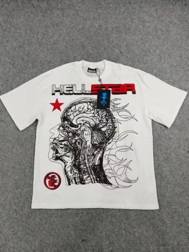 Hellstar Studio Human evolution skull print tee