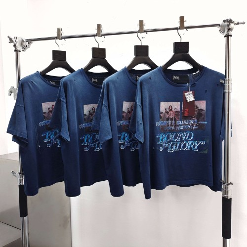 Paly Hollywood [Big & Tall for weights up to 220 lbs]1:1 quality version Movie Poster Print Washed Distressed Ripped Tee 29458712